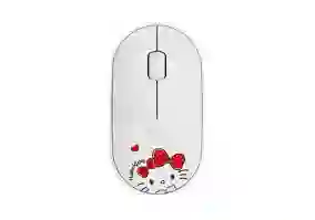 Мышь Logitech PEBBLE M350 WIRELESS HELLO KITTY WHITE (910-006031)