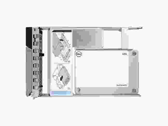 SSD накопитель Dell EMC 1.92TB SATA Read Intensive 6Gbps 512e 2.5in w/ 3.5in HYB CARR Drive, CUS Kit (345-BBED)