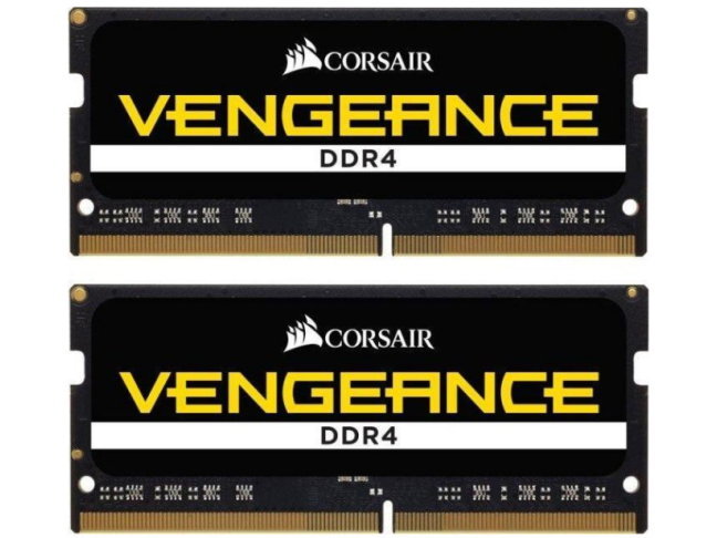 Оперативна пам'ять Corsair 32 GB (2x16GB) SO-DIMM DDR4 3200 MHz Vengeance (CMSX32GX4M2A3200C22)