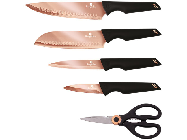 Набір ножів Berlinger Haus Black Rose Collection (BH-2652)