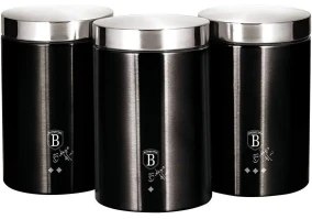 Набор емкостей Berlinger Haus Black Silver Collection (BH-6296)