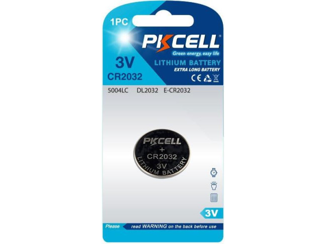 Батарейка PKCELL Lithium Power CR2032 BL/1 (CR2032-1B)