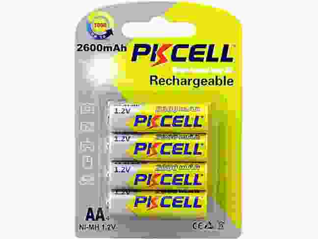 Акумулятор PKCELL Ni-MH RTU AA 2600mAh BL/4 (AA2600-4B)