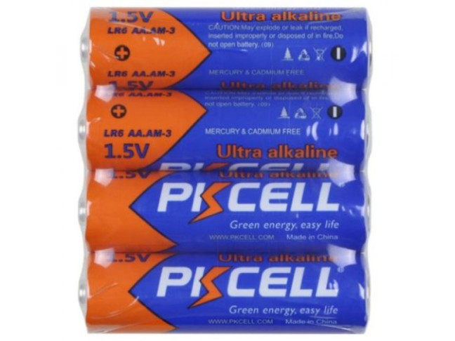 Батарейка PKCELL Alkaline AA BL/4 (LR6-4S)