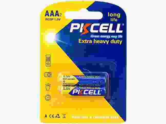 Батарейка PKCELL Extra Heavy Duty AAA BL/2 (R03P-2B)