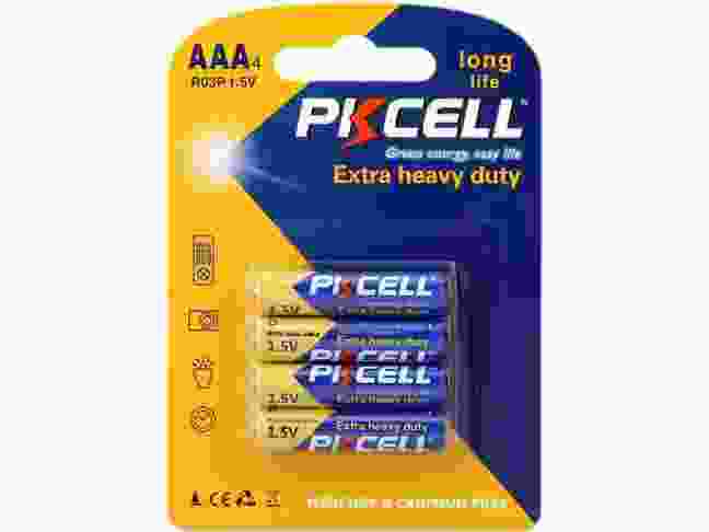 Батарейка PKCELL Extra Heavy Duty AAA BL/4 (R03P-4B)