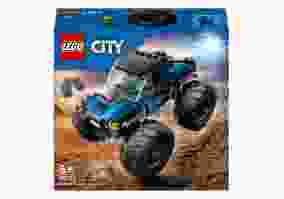 Блочный конструктор Lego City Синий грузовик-монстр (60402)