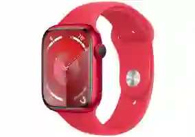 Смарт-годинник Apple Watch Series 9 GPS + Cellular 41mm PRODUCT RED Alu. Case w. PRODUCT RED Sport Band - M/L (MRY83)