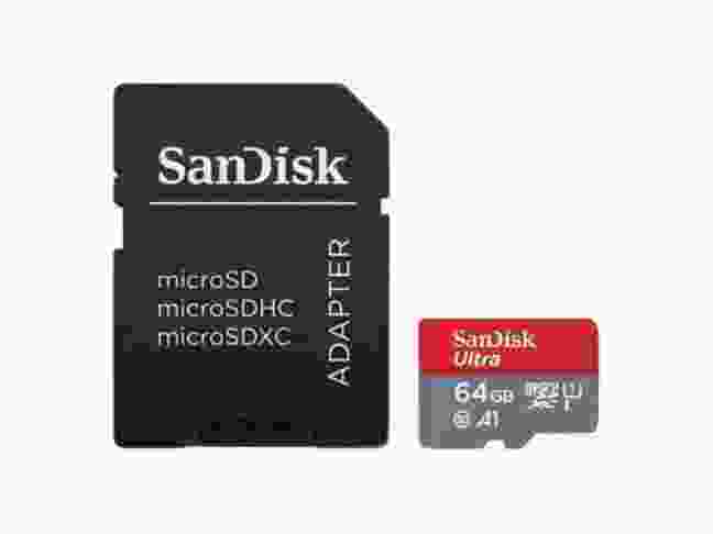 Карта памяти SanDisk 64 GB microSDXC UHS-I A1 Class 10 Ultra (SDSQUAB-064G-GN6MA)