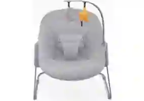 Детский шезлонг-качалка KinderKraft Calmee Grey (KBCALM00GRY0000)