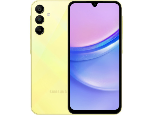 Смартфон Samsung Galaxy A15 4/128GB Yellow (SM-A155FZYD)