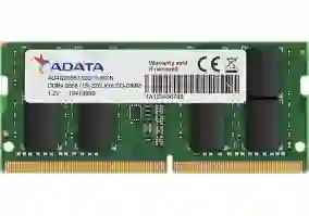 Пам'ять для настільних комп'ютерів ADATA 32 GB SO-DIMM DDR4 3200 MHz (AD4S320032G22-SGN)