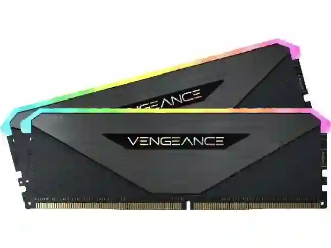 Пам'ять для настільних комп'ютерів Corsair 32 GB (2x16GB) DDR4 3600 MHz Vengeance RGB RT (CMN32GX4M2Z3600C16)