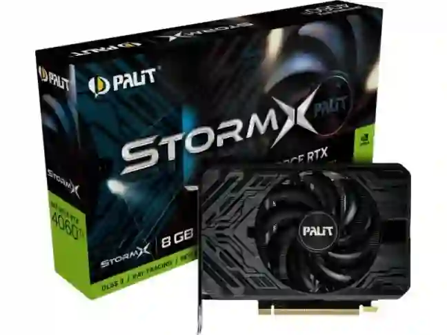 Відеокарта  Palit GeForce RTX 4060 Ti StormX 8GB (NE6406T019P1-1060F)