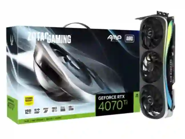 Відеокарта  ZOTAC GAMING GeForce RTX 4070 Ti AMP Extreme AIRO (ZT-D40710B-10P)