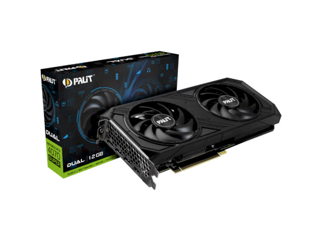 Видеокарта Palit GeForce RTX 4070 SUPER Dual (NED407S019K9-1043D)