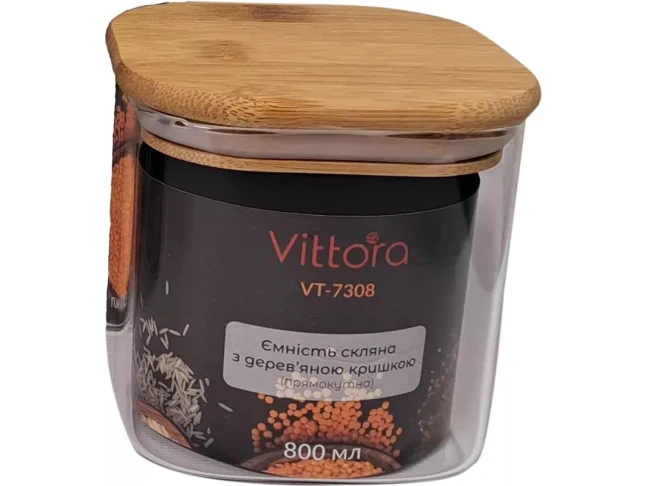 Емкость для сыпучих продуктов Vittora 800 мм (VT-7308)