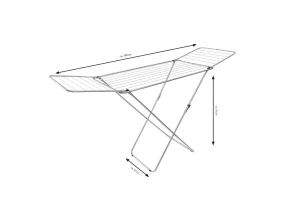 Напольная сушилка для белья Casa Si Kolibri 18м Silver (CS42191C06)
