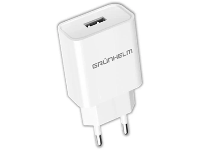 Мережевий зарядний пристрій Grunhelm GWC-01 White