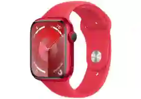 Смарт-часы Apple Watch Series 9 GPS + Cellular 45mm PRODUCT RED Alu. Case w. PRODUCT RED S. Band - S/M (MRYE3)