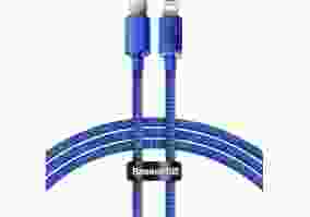 Кабель Lightning BASEUS USB Type C to Lightning Crystal Shine Series 20W 1.2m Blue (CAJY000203)