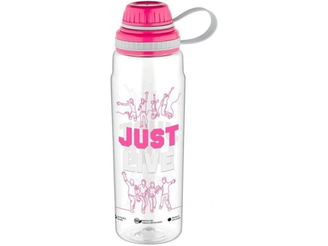 Пляшка для води GUSTO Ege 800 мл рожева (GT-G-912069)