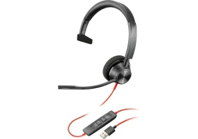 Навушники з мікрофоном POLY BlackWire C3310-M USB-A HS Mono Black (767F6AA)