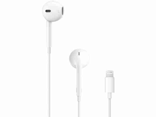 Наушники с микрофоном Apple EarPods with Lightning Connector (MMTN2)