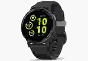 Смарт-годинник Garmin Vivoactive 5 Slate Aluminum Bezel with Black Case and Silicone Band (010-02862-50)