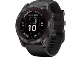 Смарт-годинник Garmin Fenix 7X Pro Sapphire Solar Carbon Gray DLC Titanium with Black Band (010-02778-54)