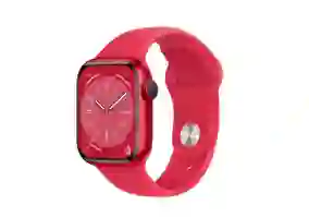 Смарт-годинник Apple Watch Series 8 GPS + Cellular 41mm PRODUCT RED Aluminum Case w. PRODUCT RED S. Band (MNJ23)