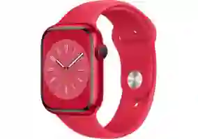 Смарт-годинник Apple Watch Series 8 GPS + Cellular 45mm PRODUCT RED Aluminum Case w. PRODUCT RED S. Band (MNKA3)