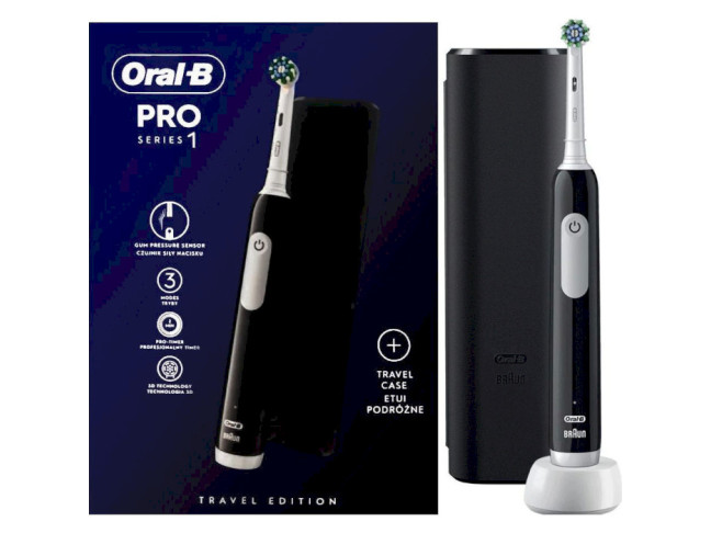 Електрична зубна щітка ORAL-B PRO1 D305.513.3X Black