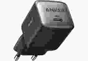 Мережевий зарядний пристрій ANKER PowerPort 713 Nano II GaN 45W Black (A2664G11)