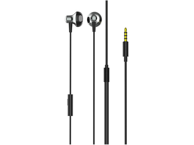 Навушники з мікрофоном ColorWay Slim 3.5 mm Wired Earphone Blast 1 Black (CW-WD01BK)