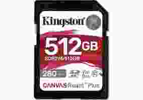 Карта пам'яті Kingston 512 GB SDXC Canvas React Plus UHS-II U3 V60 Class 10 (SDR2V6/512GB)