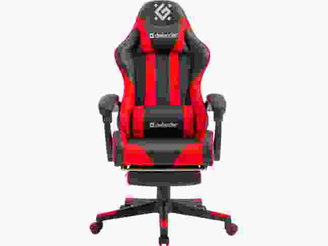 Комп'ютерне крісло для геймера Defender Rock black/red (64346)