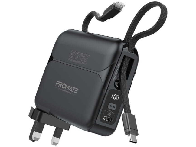 Зовнішній акумулятор (Power Bank) Promate PowerPack-20Pro 20000 mAh Black (powerpack-20pro.black)