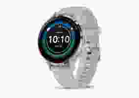 Смарт-годинник Garmin Venu 3s Silver Stainless Steel Bezel with Sage Gray Case and Silicone Band (010-02785-51)