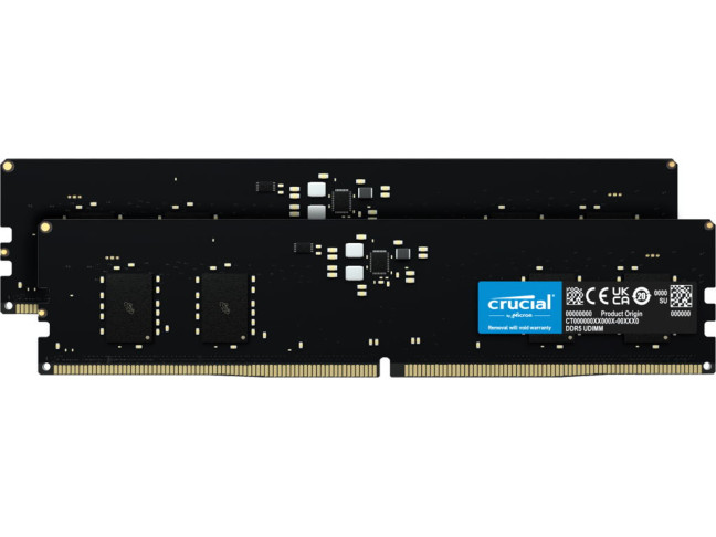 Пам'ять для настільних комп'ютерів Crucial DDR5 5200MHz 16GB Kit 2x8GB (CT2K8G52C42U5)