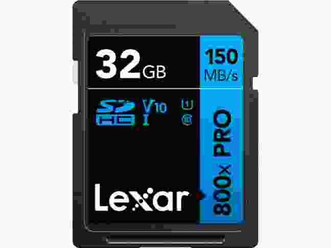 Карта памяти Lexar 32 GB SDHC High Performance 800x Pro UHS-I V10 Class 10 (LSD0800P032G-BNNNG)