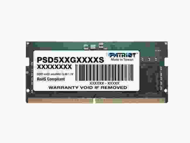 Модуль пам'яті Patriot 8 GB SO-DIMM DDR5 4800 MHz (PSD58G480041S)