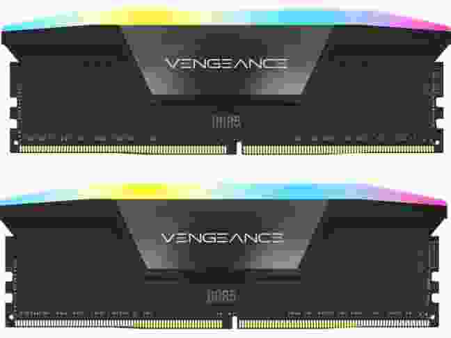 Модуль памяти Corsair 48 GB (2x24GB) DDR5 6000 MHz Vengeance RGB (CMH48GX5M2E6000C36)