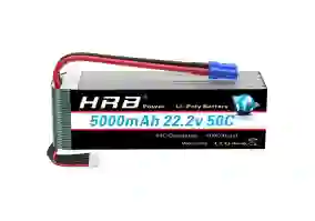 Акумулятор HRB POWER Lipo 6s 22.2V 5000mAh (HR-5000MAH-6S-50C-XT60)