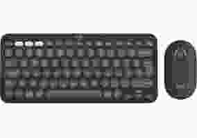 Комплект (клавіатура + миша) Logitech Pebble 2 Combo Graphite Wireless (920-012239)