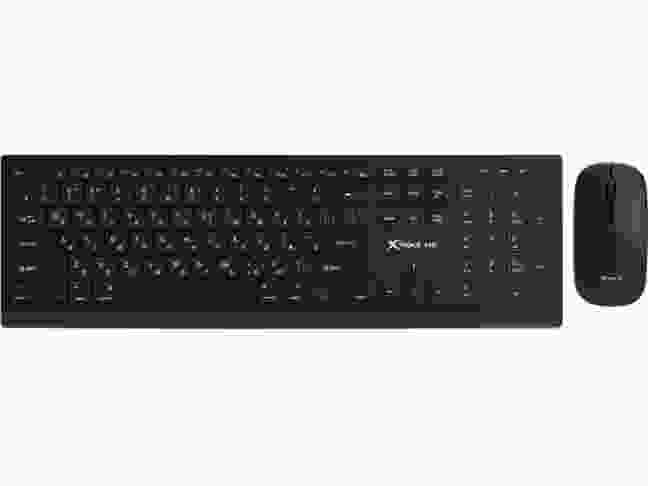 Комплект (клавіатура + миша) XTRIKE ME MK-208W UA Black (MK-208WUA)