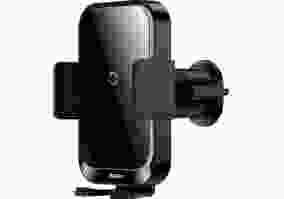 Автомобильный держатель для смартфона BASEUS Halo Electric Wireless Charger 15W Black (SUDD000001)