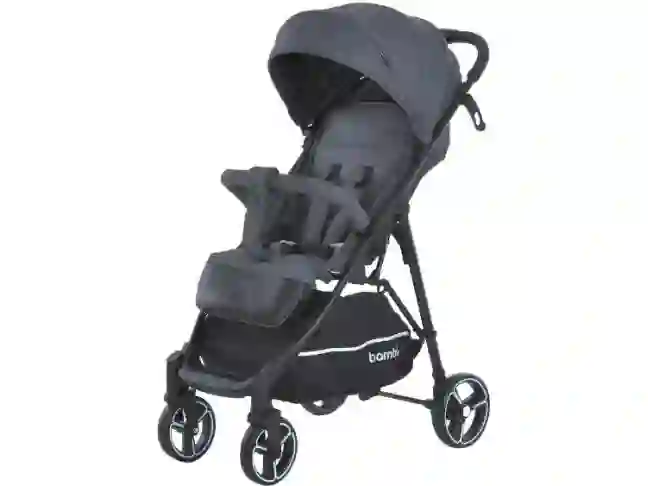 Прогулочная коляска Bambi M 4249-2 (gray matt)