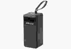 Зовнішній акумулятор (Power Bank) Aspor PD 50000mAh (22.5W/4USB/Micro/Lightning/Type-C) black
