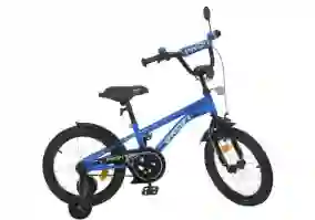 Дитячий велосипед Prof1  16'' Y16212 Shark (blue/black)